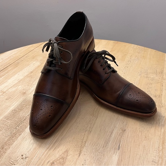 Johnston & Murphy, Kingston captoe made in Italy 24-1910 8M - Picture 1 of 5